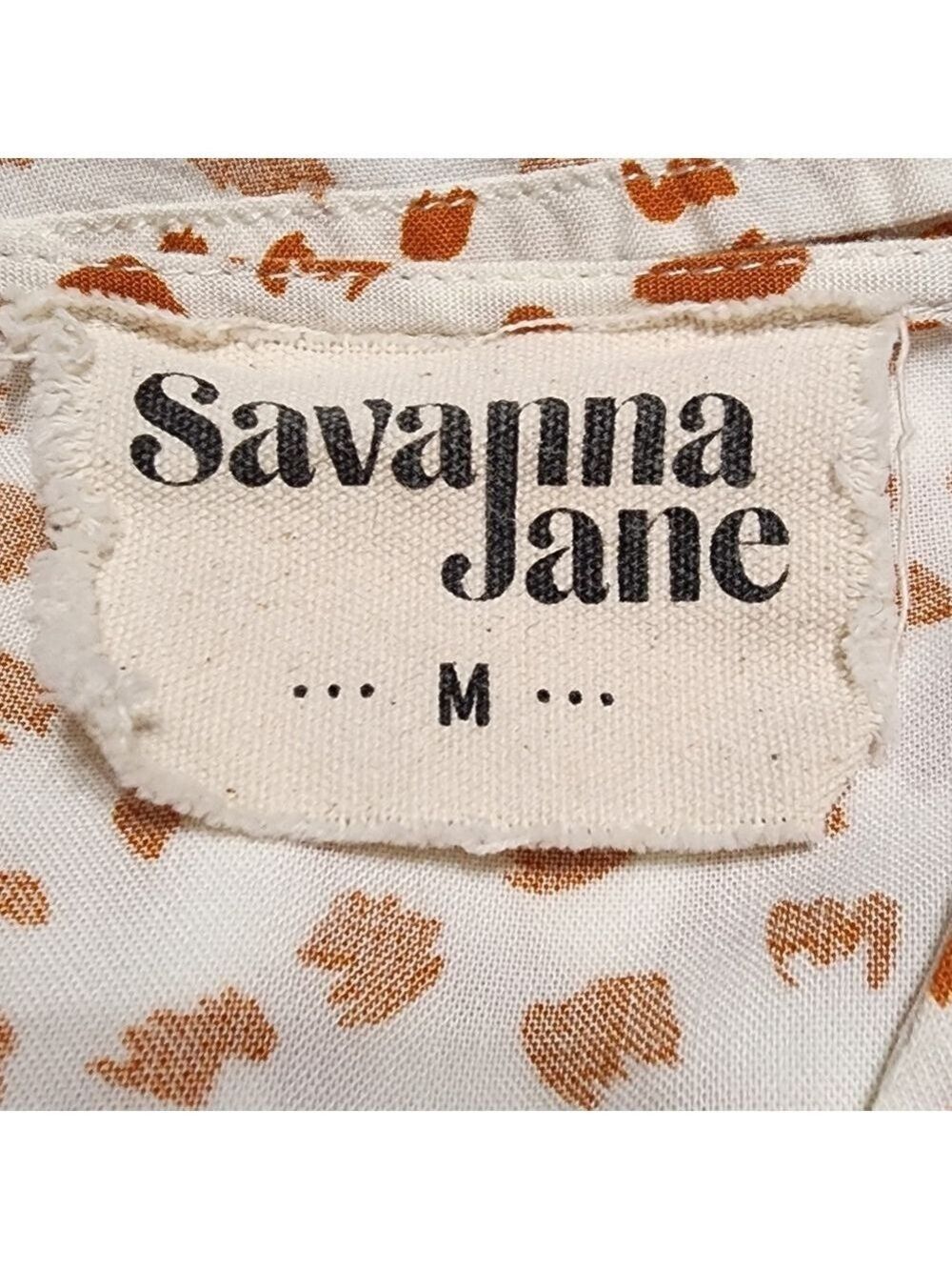 Savanna Jane Peplum Blouse Medium - Picture 4 of 5